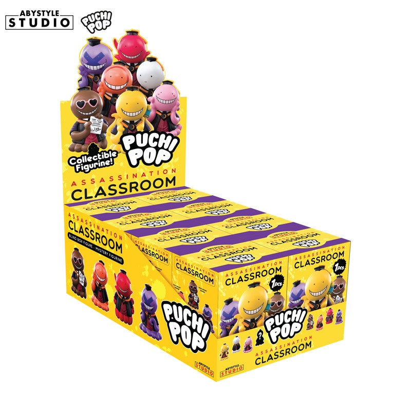 ASSASSINATION CLASSROOM FIGURINE PUCHIPOP WAVE 1-Figuras-ABYSTYLE-Akibara Xpress