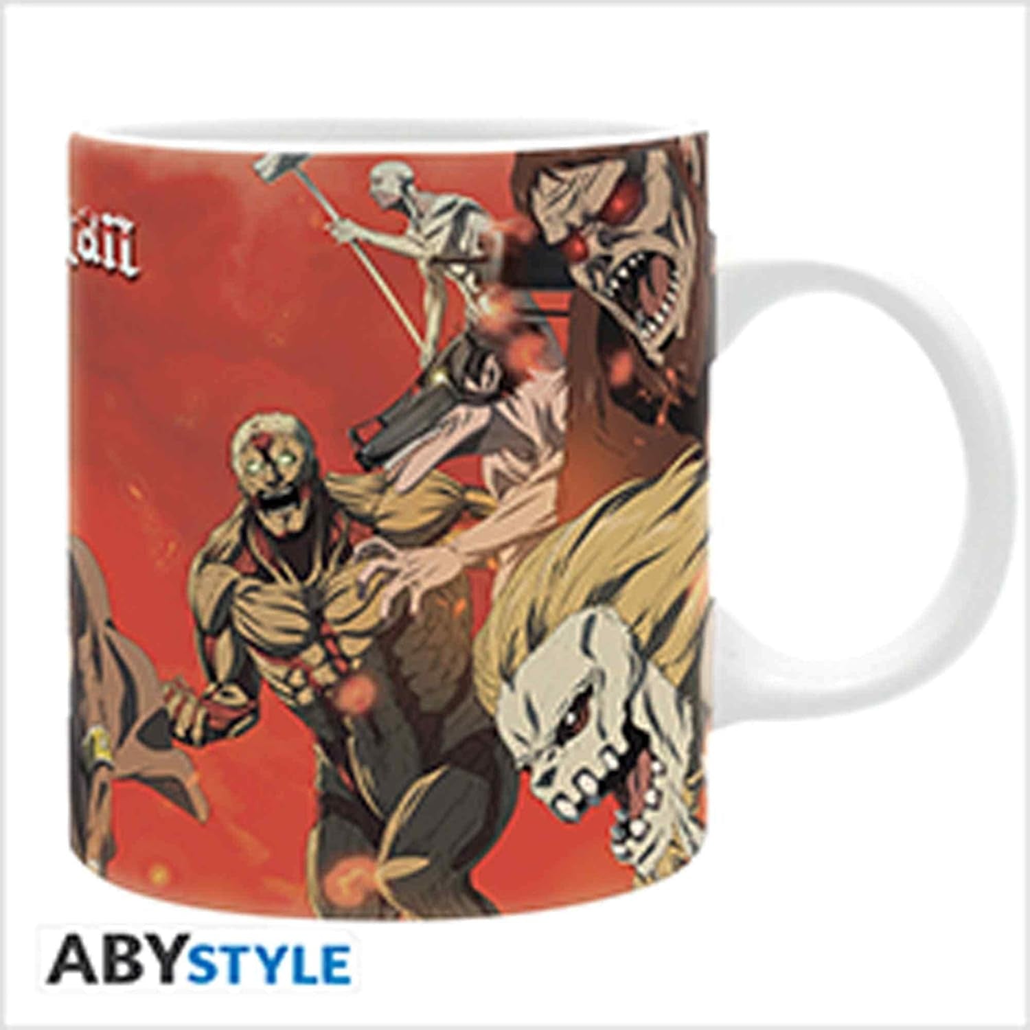 ATTACK ON TITAN TAZA 320 ML BATTLE SCENE SEASON 4