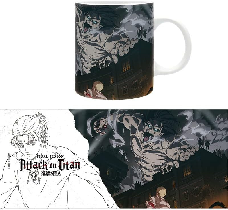 ATTACK ON TITAN TAZA 320 ML S4 ART