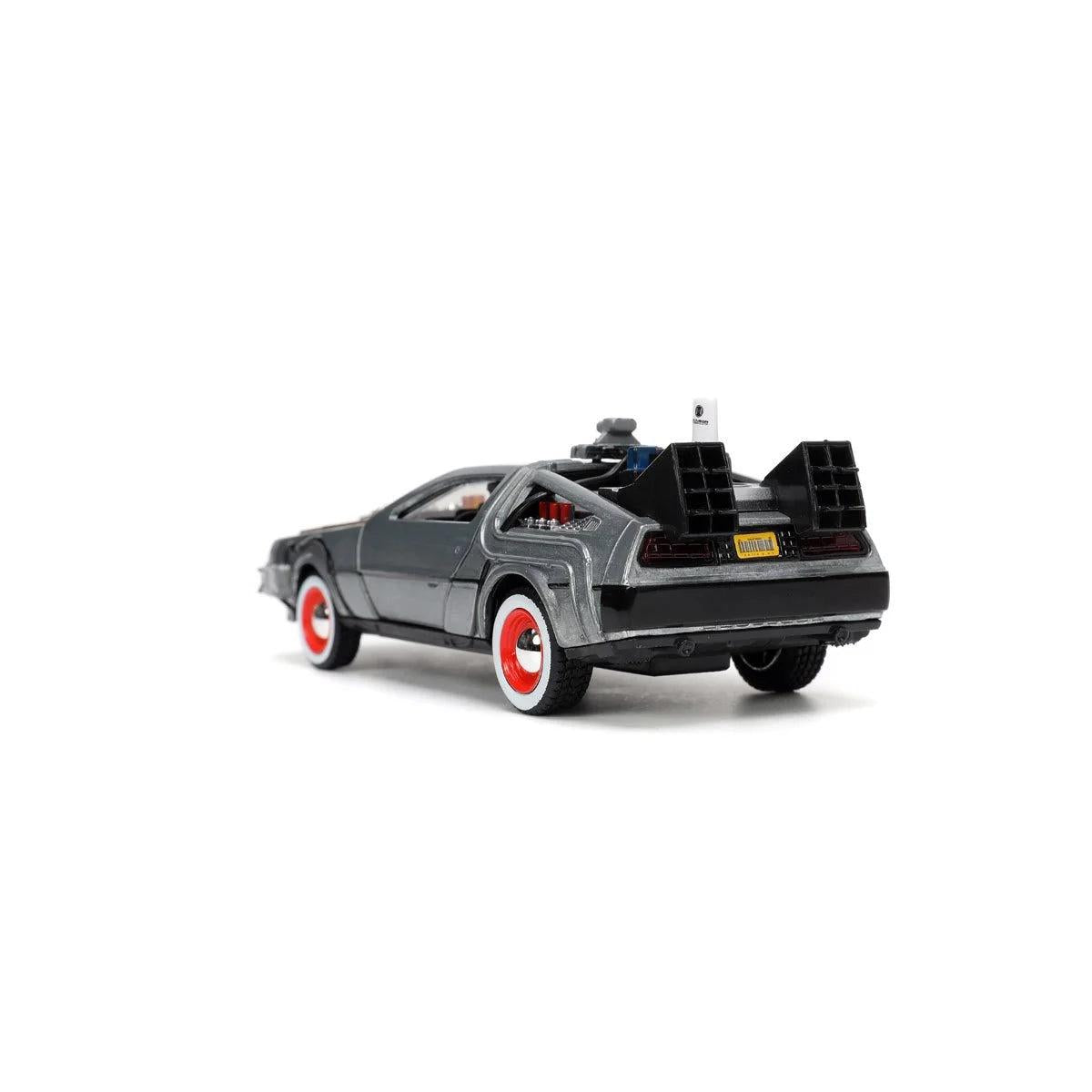 BACK TO THE FUTURE 3 TIME MACHINE 1:32 SCALE DIE-CAST METAL VEHICLE-Figuras-JADA-Akibara Xpress