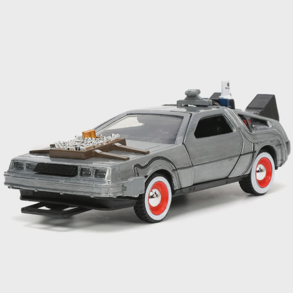 BACK TO THE FUTURE 3 TIME MACHINE 1:32 SCALE DIE-CAST METAL VEHICLE-Figuras-JADA-Akibara Xpress