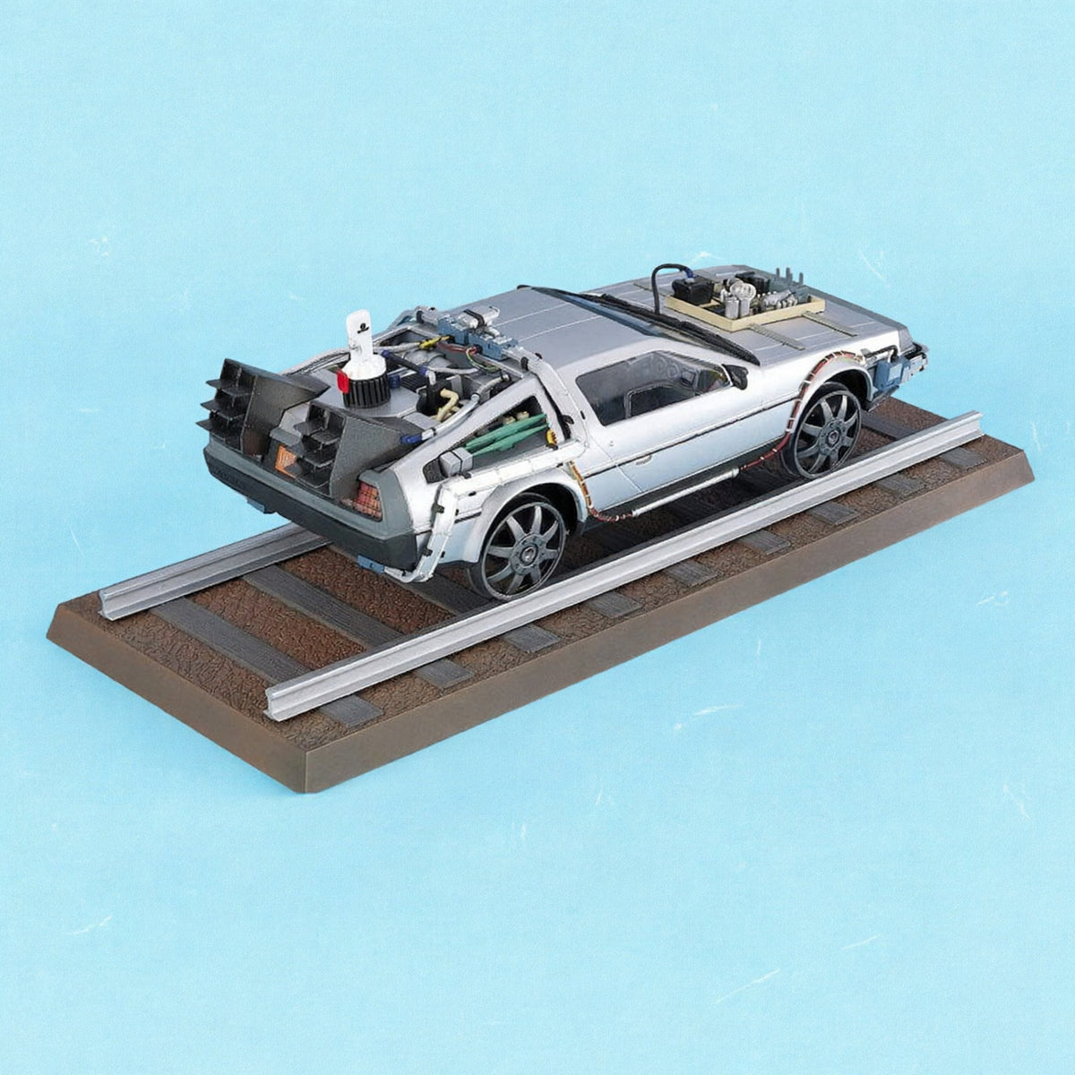 BACK TO THE FUTURE PART 3 DeLorean-Figuras-BANDAI-Akibara Xpress