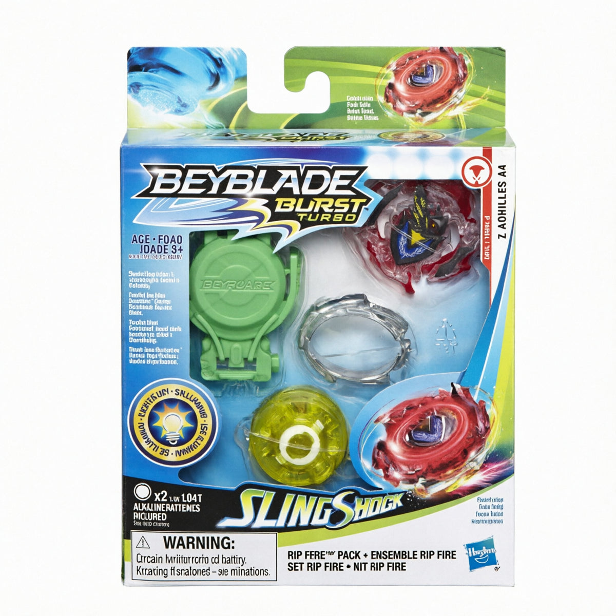 Beyblade Burst Turbo Z Achilles A4-Figuras-HASBRO-Akibara Xpress