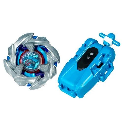 BEYBLADE X COBALT DRAGOON 2-60C DELUXE LEFT-SPIN STRING LAUNCHER SET-Figuras-HASBRO-Akibara Xpress
