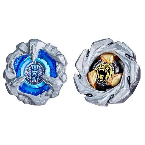 BEYBLADE X COWL SPHINX 1-80GF BX & CREST LEON 7-60GN UX DUAL PACK SET-Figuras-HASBRO-Akibara Xpress