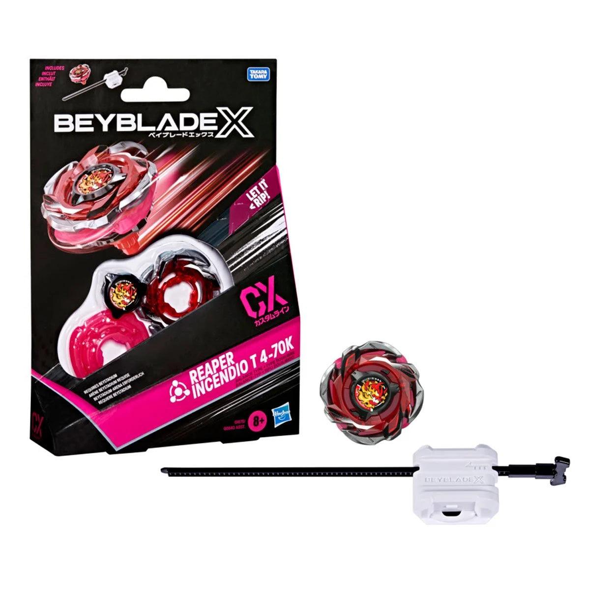 BEYBLADE X REAPER INCENDIO T 4-70K CX STARTER PACK SET-Figuras-HASBRO-Akibara Xpress