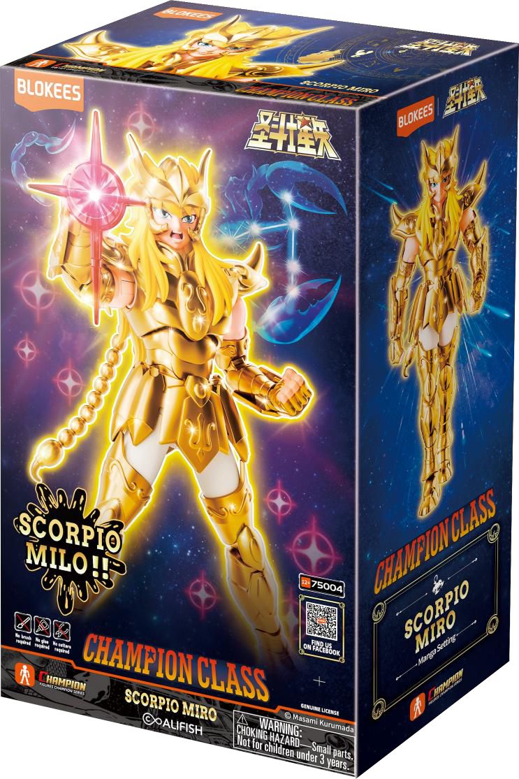 BLOKEES SAINT SEIYA CHAMPION CLASS SCORPIO MILO-Figuras-BLOKEES-Akibara Xpress