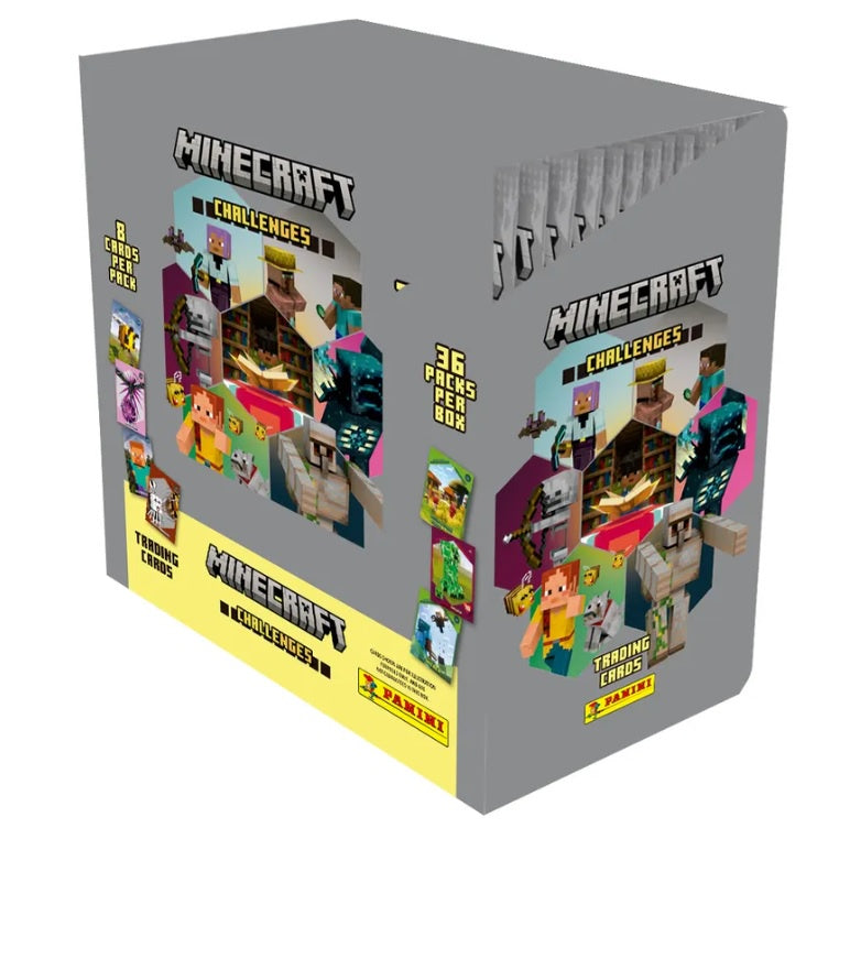 CAJA CON 36 SOBRES MINECRAFT TC-Albums-PANINI-Akibara Xpress
