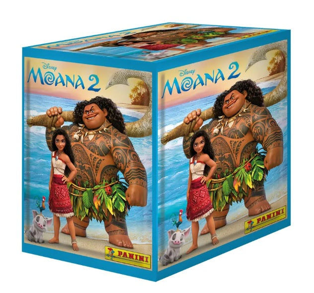 CAJA CON 50 SOBRES DE ESTAMPAS MOANA-Albums-PANINI ALBUMS-Akibara Xpress