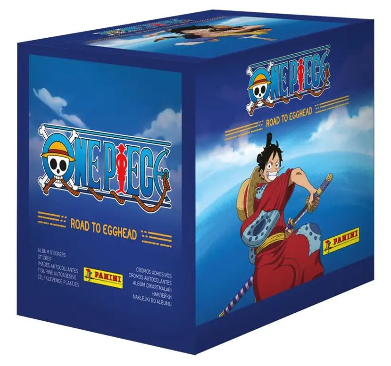 Preventa One Piece Road Caja con 50 sobres de estamas