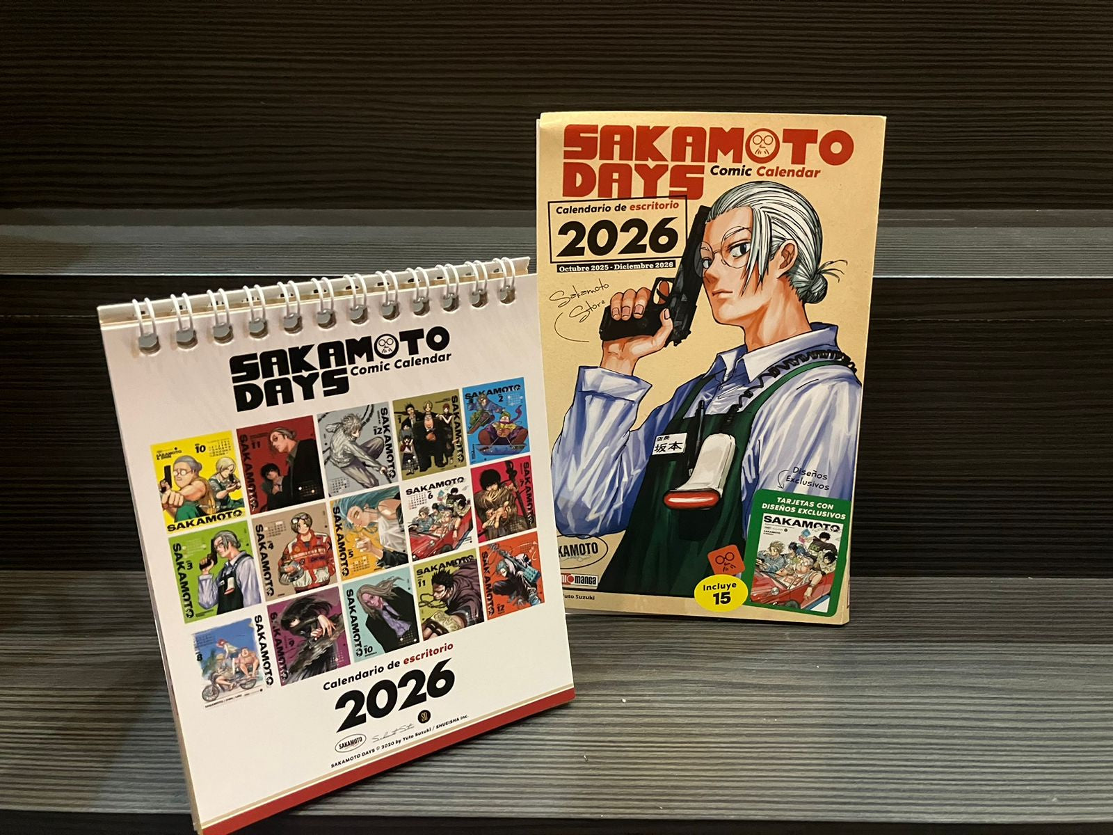 CALENDARIO DE ESCRITORIO SAKAMOTO DAYS-Mangas Panini-PANINI-Akibara Xpress