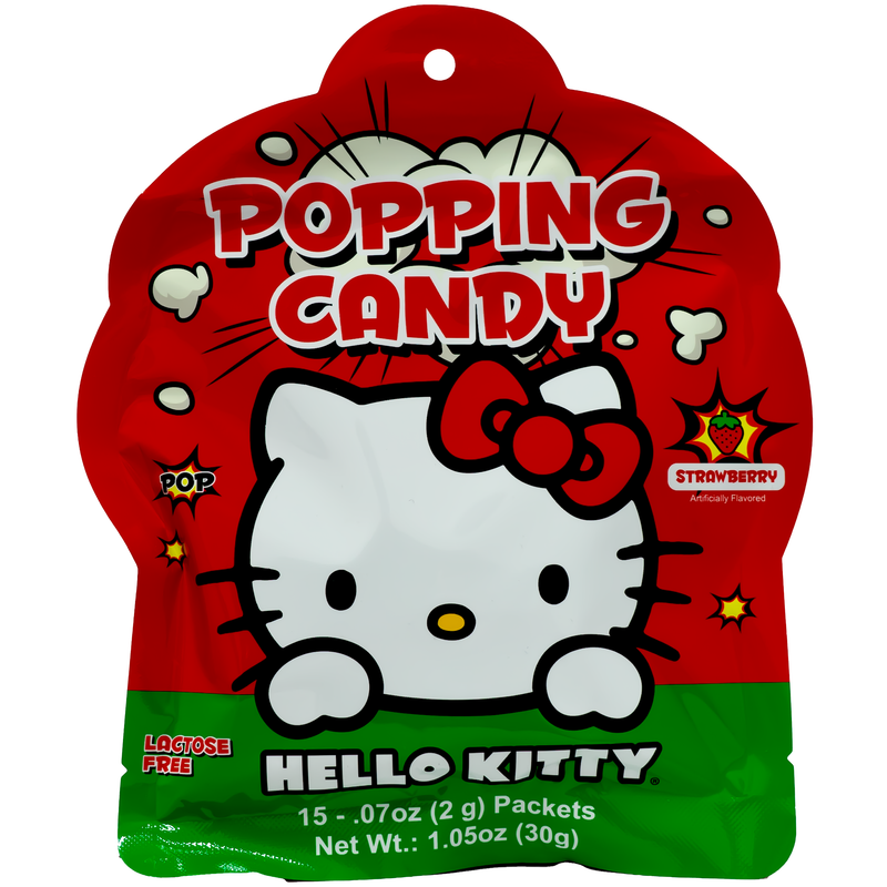 HELLO KITTY Popping Candy Strawberry Flavor 30g