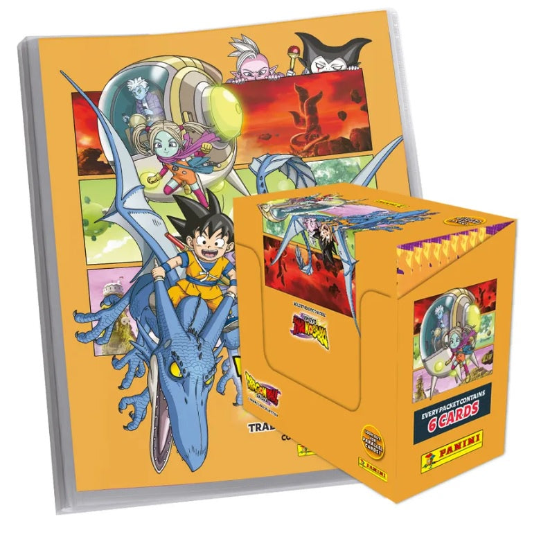 PREVENTA Colección Dragon Ball Daima 2025 TC. Binder con 2 sobres + Caja 50 sobres.