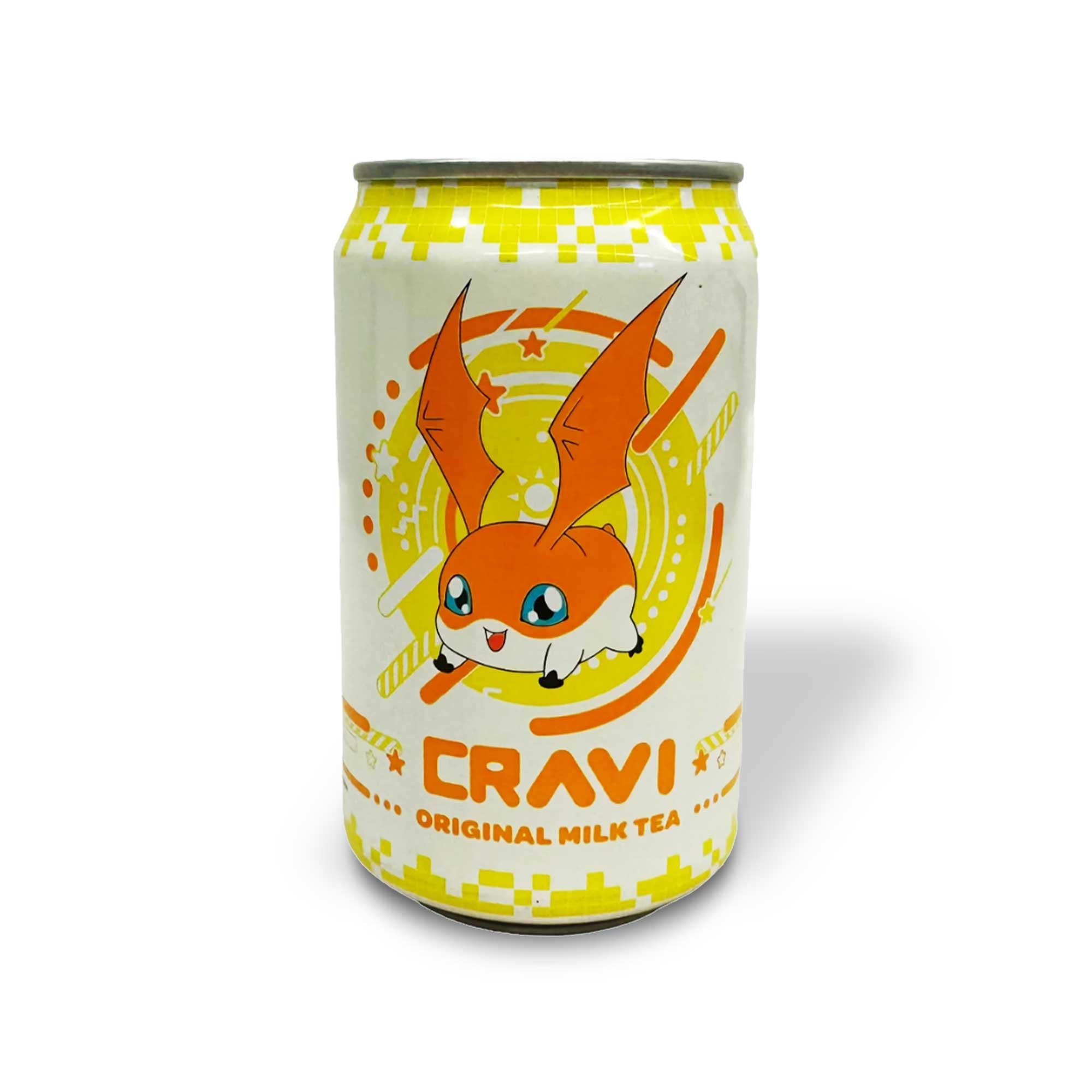 CRAVI Digimon Original Milk Tea 315ml-Alimentos-Asian Food-Akibara Xpress