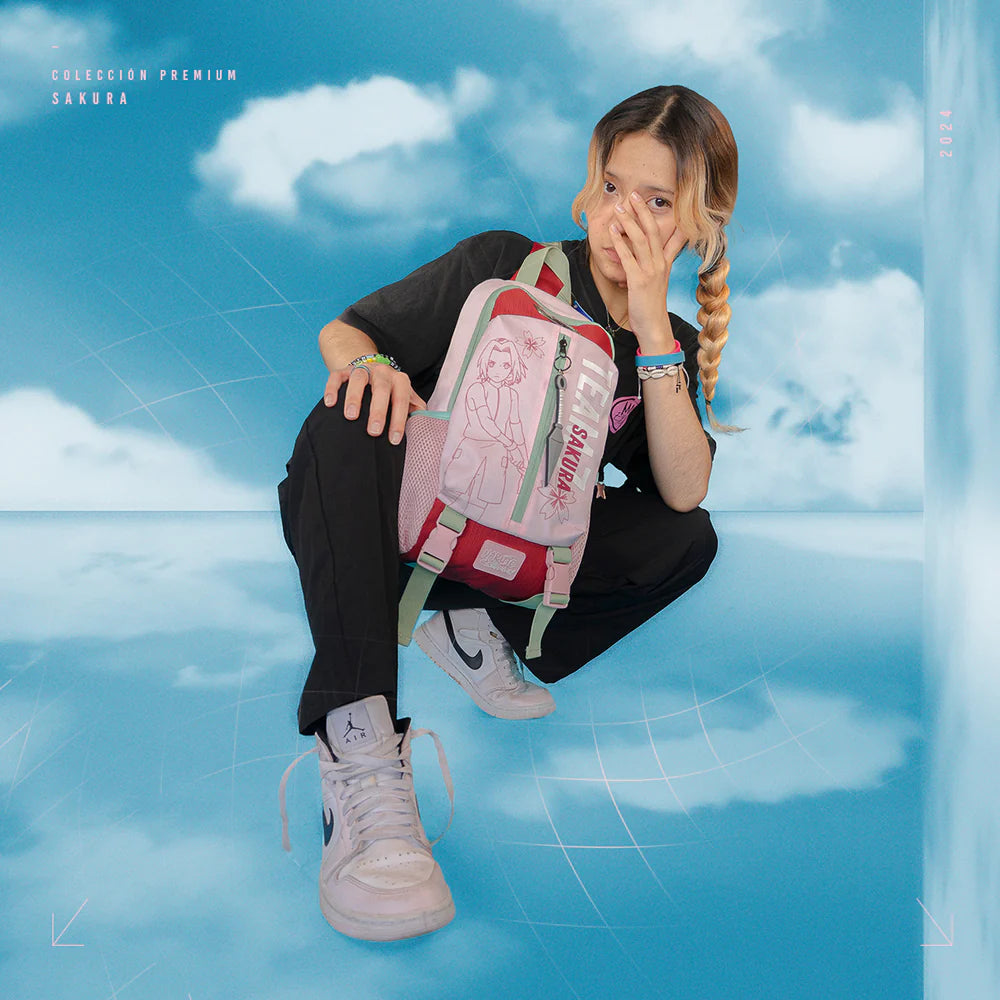 CROSS BODY NARUTO TEAM 7 SAKURA-Mochilas/Loncheras-Yadatex-Akibara Xpress