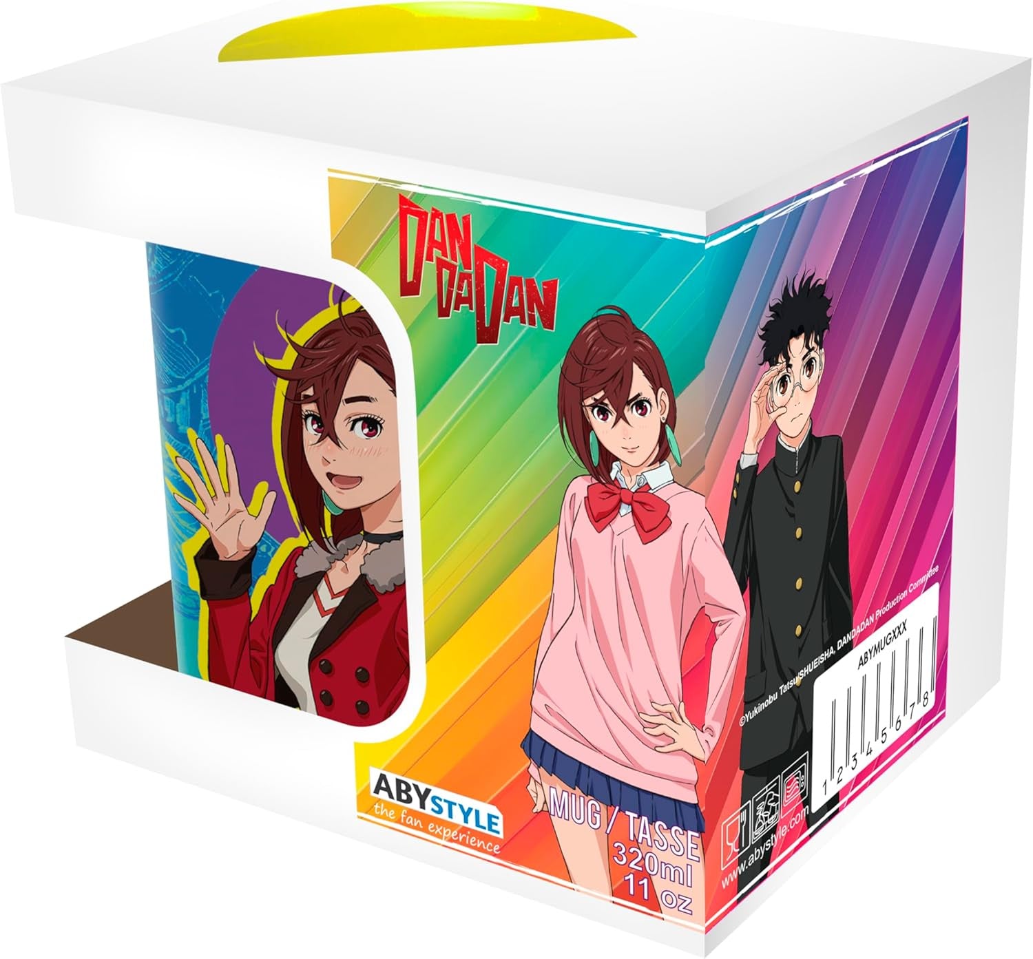 DAN DA DAN TAZA 320 ML MOMO & OKARUN SUBLI BOX-Tazas-ABYSTYLE-Akibara Xpress