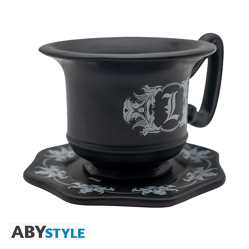 DEATH NOTE TAZA 3D CON PLATO COPA DE L'S-Tazas-ABYSTYLE-Akibara Xpress