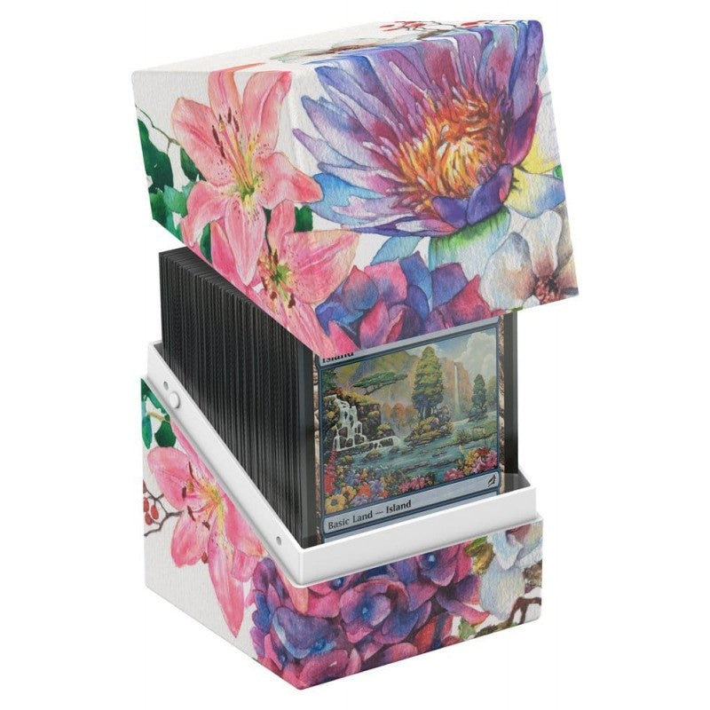 DECK CASE RTE BOULDER 100+ FLORAL PLACES LOTUS BLOOM-TCG-ULTIMATE GUARD-Akibara Xpress
