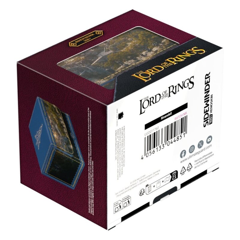 DECK CASE SIDEWINDER 100+ XENOSKIN LORD OF THE RINGS PLACES OF MIDDLE EARTH RIVENDELL-TCG-ULTIMATE GUARD-Akibara Xpress