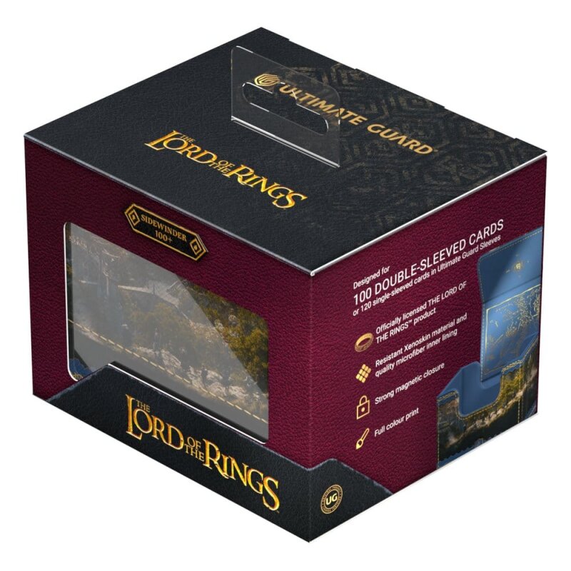 DECK CASE SIDEWINDER 100+ XENOSKIN LORD OF THE RINGS PLACES OF MIDDLE EARTH RIVENDELL-TCG-ULTIMATE GUARD-Akibara Xpress