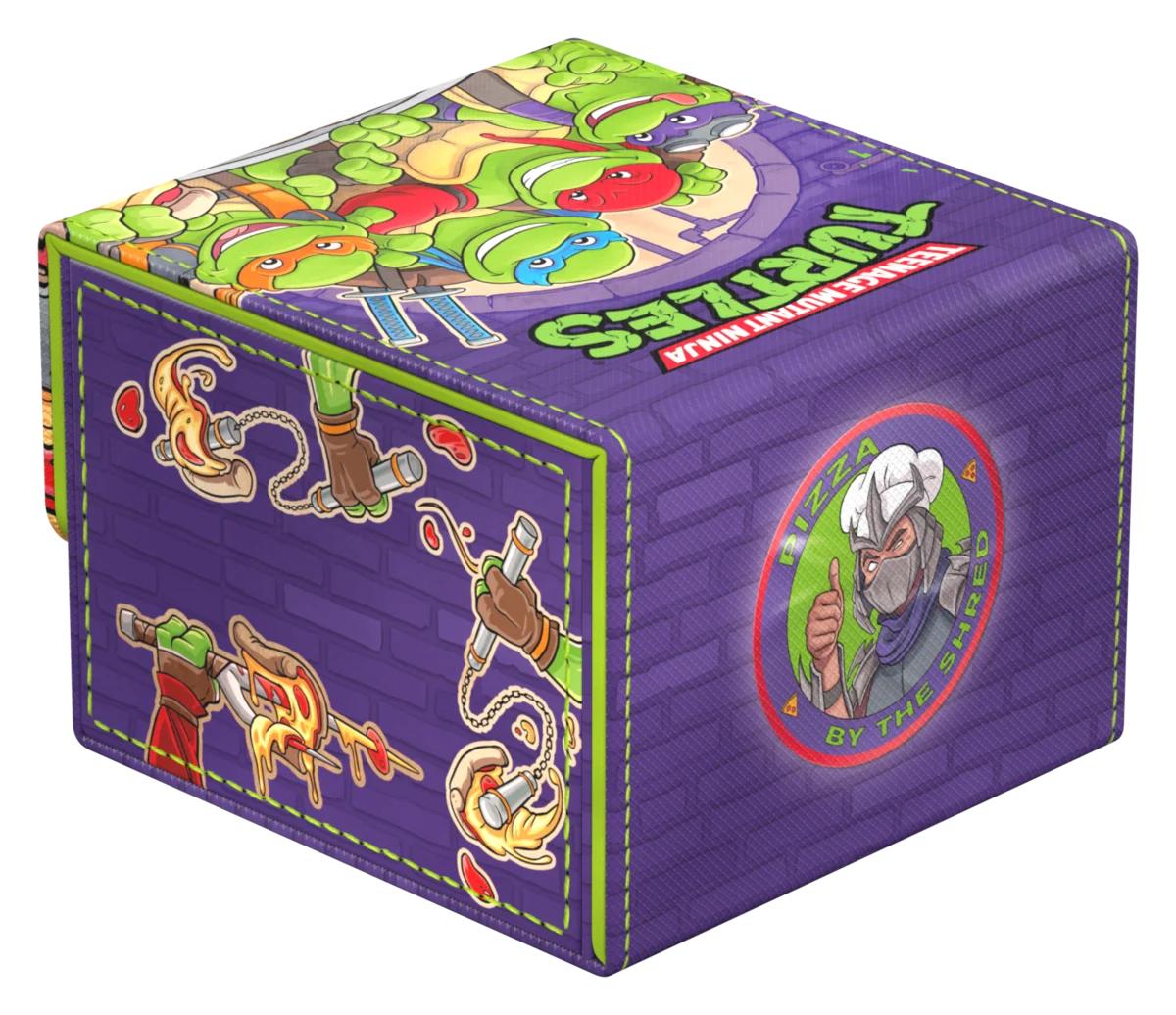 DECK CASE SIDEWINDER 100+ XENOSKIN MTG TEENAGE MUTANT NINJA TURTLES PIZZA BOX-TCG-ULTIMATE GUARD-Akibara Xpress