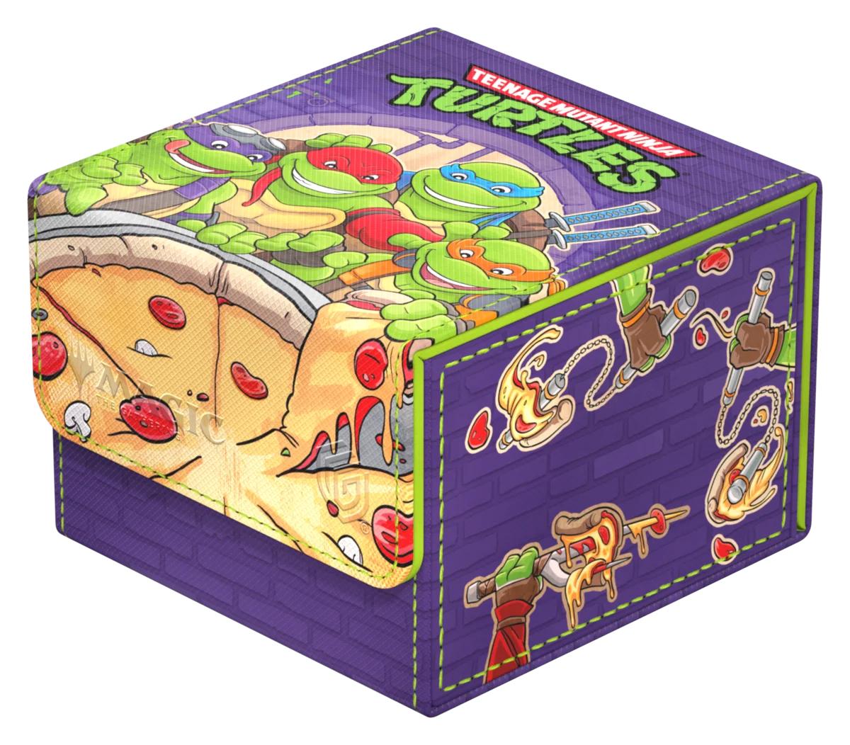 DECK CASE SIDEWINDER 100+ XENOSKIN MTG TEENAGE MUTANT NINJA TURTLES PIZZA BOX-TCG-ULTIMATE GUARD-Akibara Xpress