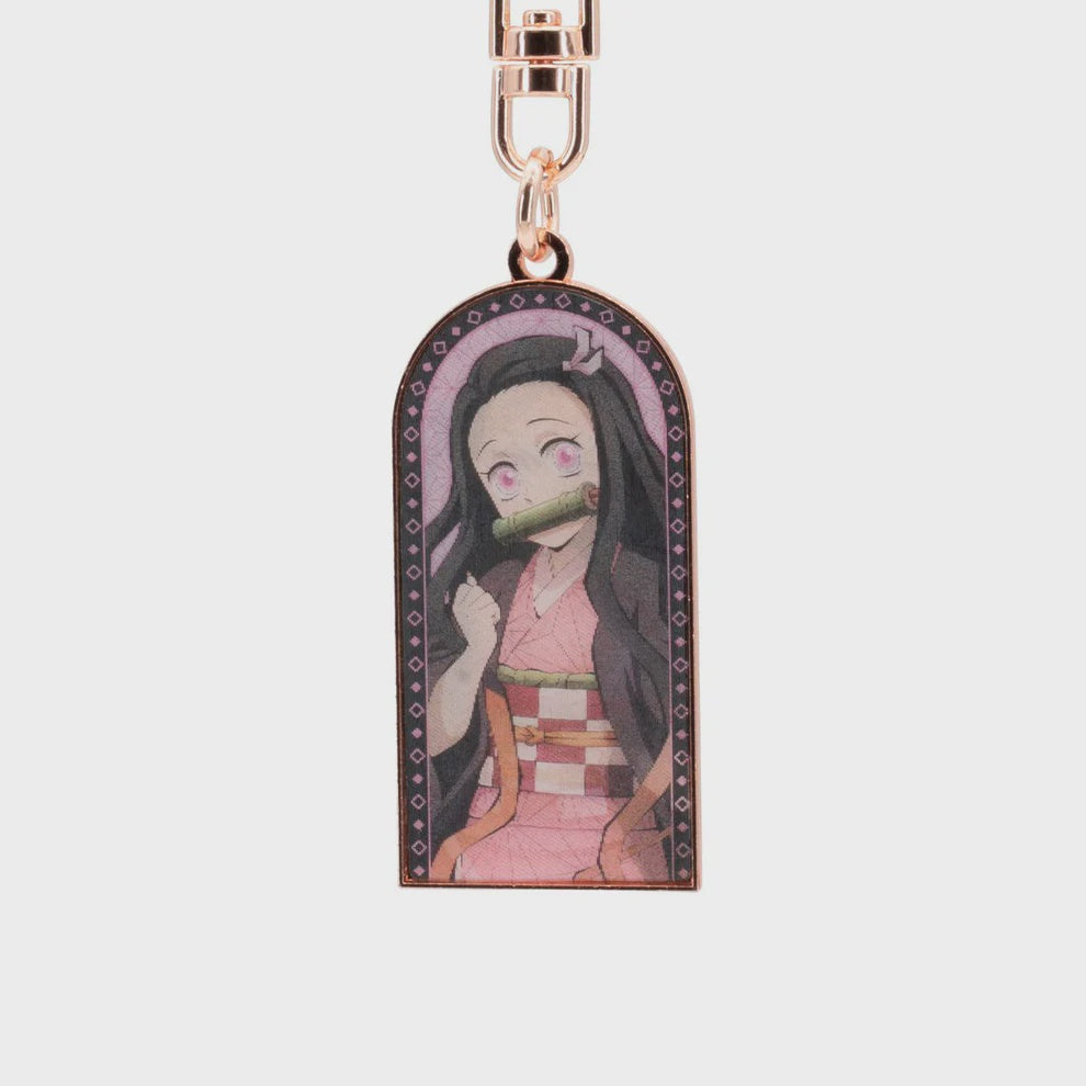 DEMON SLAYER KEYCHAIN LENTICULAR NEZUKO S2-Llaveros-ABYSTYLE-Akibara Xpress