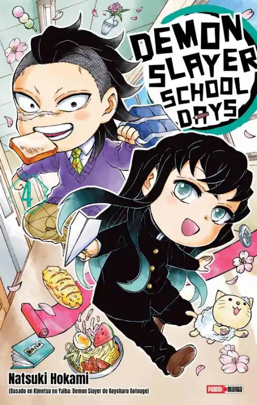 DEMON SLAYER SCHOOL DAYS N.4-Mangas Panini-PANINI-Akibara Xpress