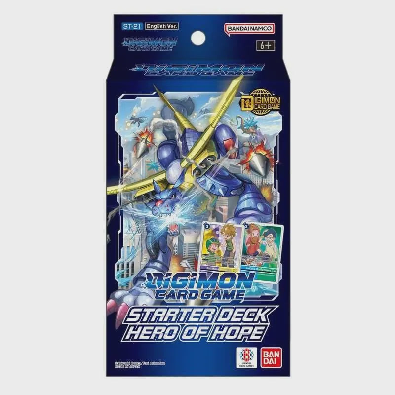 DIGIMON TCG: HERO OF HOPE STARTER DECK (ST-21)-TCG-BANDAI-Akibara Xpress