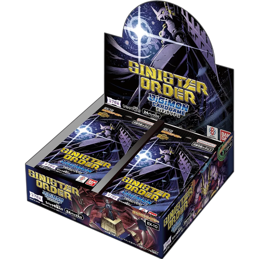 DIGIMON TCG SINISTER ORDER EX-10 BOOSTER DISPLAY-TCG-Juegos de Mesa-Akibara Xpress