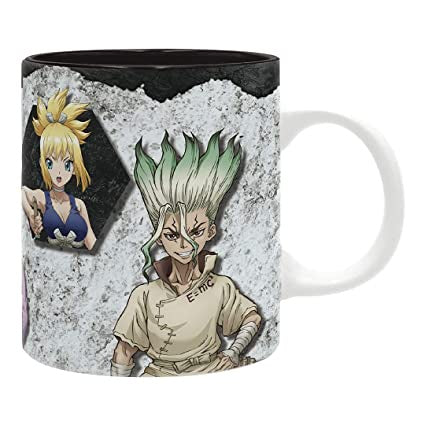 DR STONE - Group Taza 11 oz.-Tazas-ABYSTYLE-Akibara Xpress