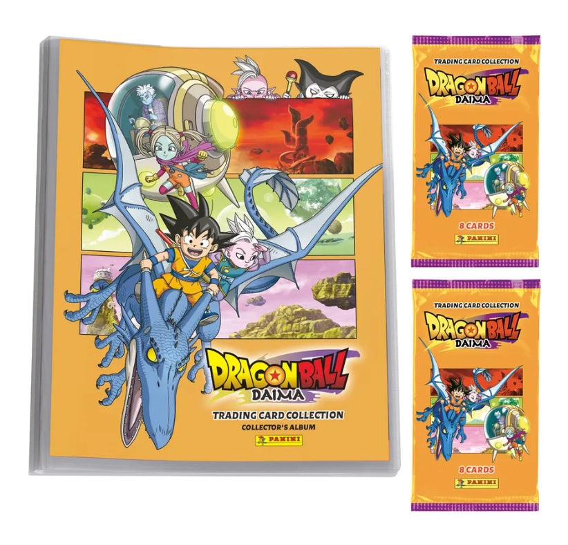 PREVENTA Colección Dragon Ball Daima 2025 TC. Binder + 2 Sobres