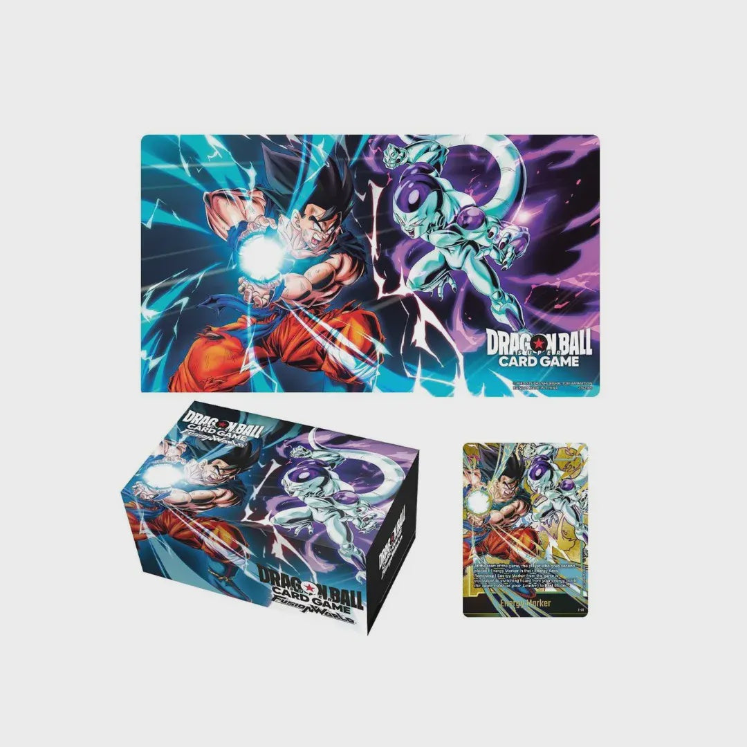 DRAGON BALL TCG FUSION WORLD ACCESORIES SET VOL 1 SON GOKU VS FRIEZA-TCG-Juegos de Mesa-Akibara Xpress