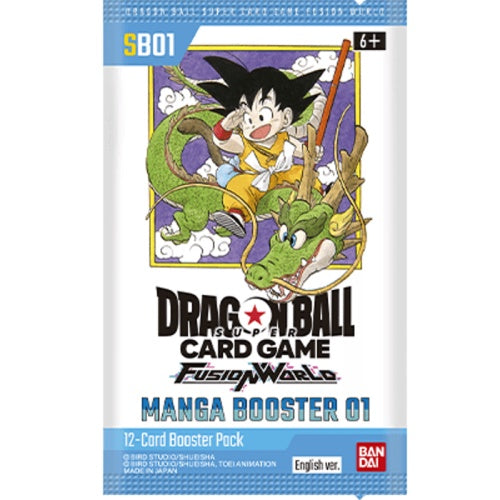 DRAGON BALL TCG FUSION WORLD MANGA BOOSTER 01-TCG-Juegos de Mesa-Akibara Xpress