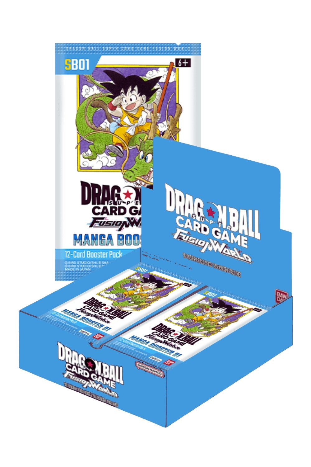 DRAGON BALL TCG FUSION WORLD MANGA BOOSTER PACK 01-TCG-Juegos de Mesa-Akibara Xpress