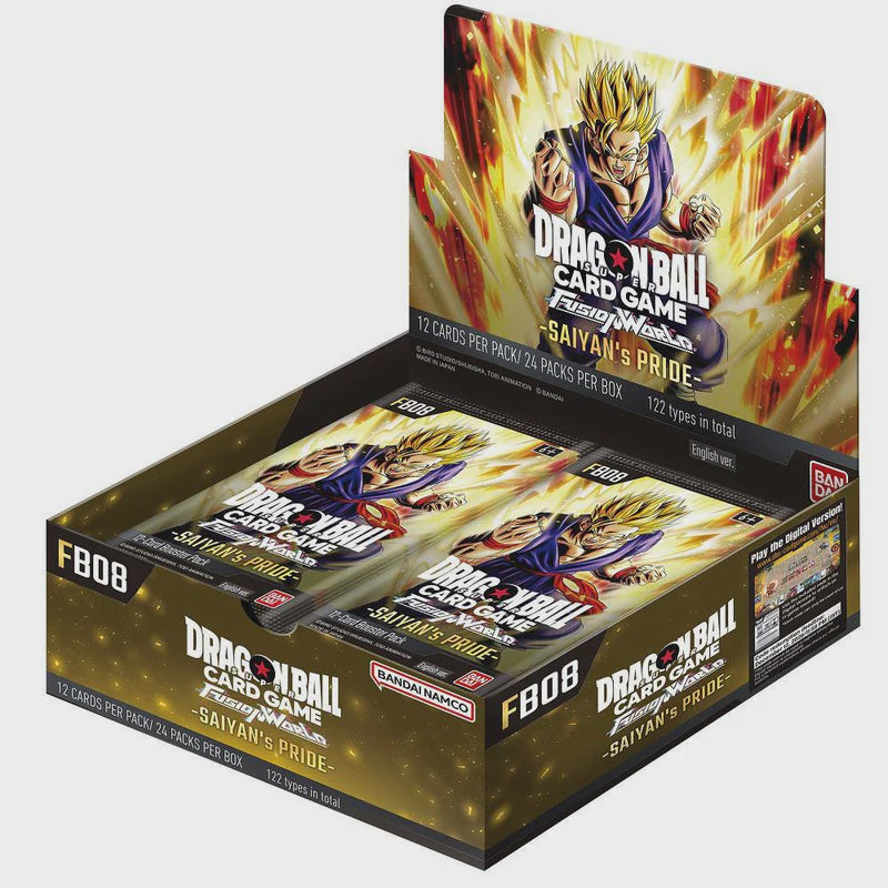DRAGON BALL TCG FUSION WORLD SAIYANS PRIDE BOOSTER BOX FB08-TCG-BANDAI-Akibara Xpress