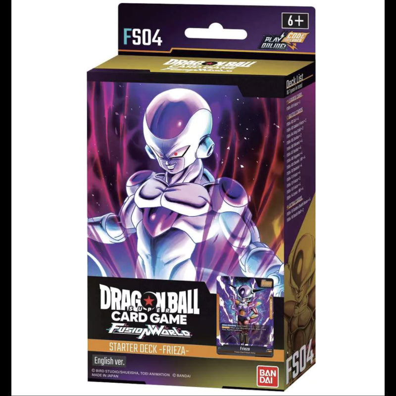 DRAGON BALL TCG FUSION WORLD STARTER DECK FRIEZA FS04-TCG-Juegos de Mesa-Akibara Xpress