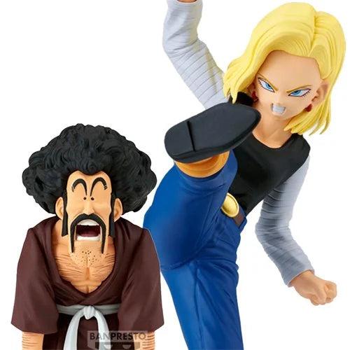 DRAGON BALL Z MATCH MAKERS ANDROID 18 VS MR SATAN (VS MIGHTY MASK)-Figuras-BANPRESTO-Akibara Xpress
