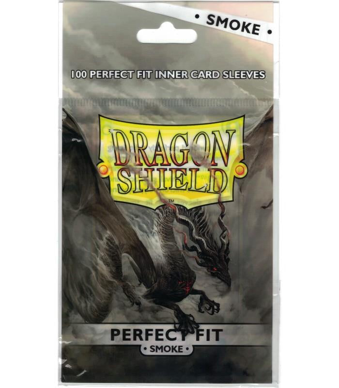 Dragon Shield MICAS: Perfect Fit Standard- Clear/Smoke (100 ct.)-TCG-DRAGON SHIELD-Akibara Xpress