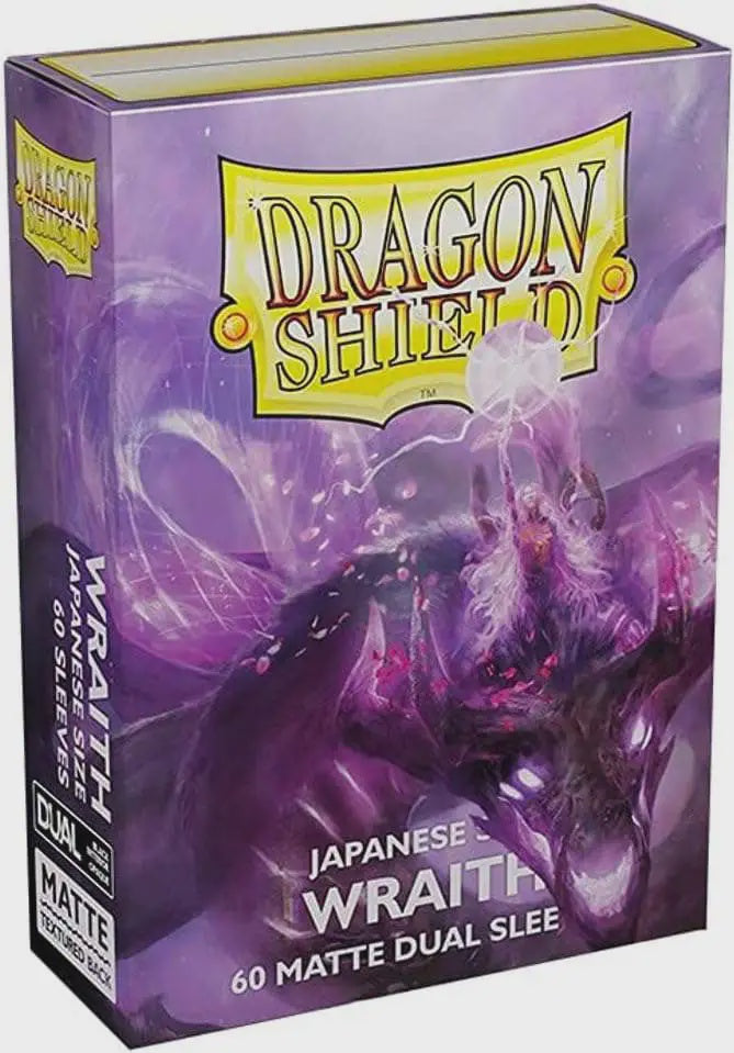 Dragon Shield Sleeves: Japanese DUAL- Matte Wraith 'Alaria, Righteous Wraith' (60 ct.)-TCG-DRAGON SHIELD-Akibara Xpress