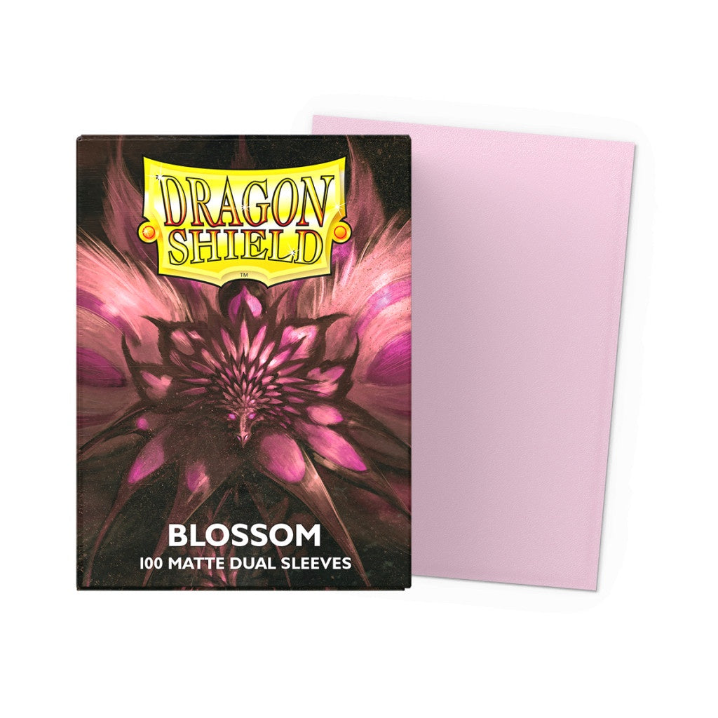 DRAGON SHIELD SLEEVES STANDARD DUAL- MATTE BLOSSOM (100 CT.)-TCG-DRAGON SHIELD-Akibara Xpress