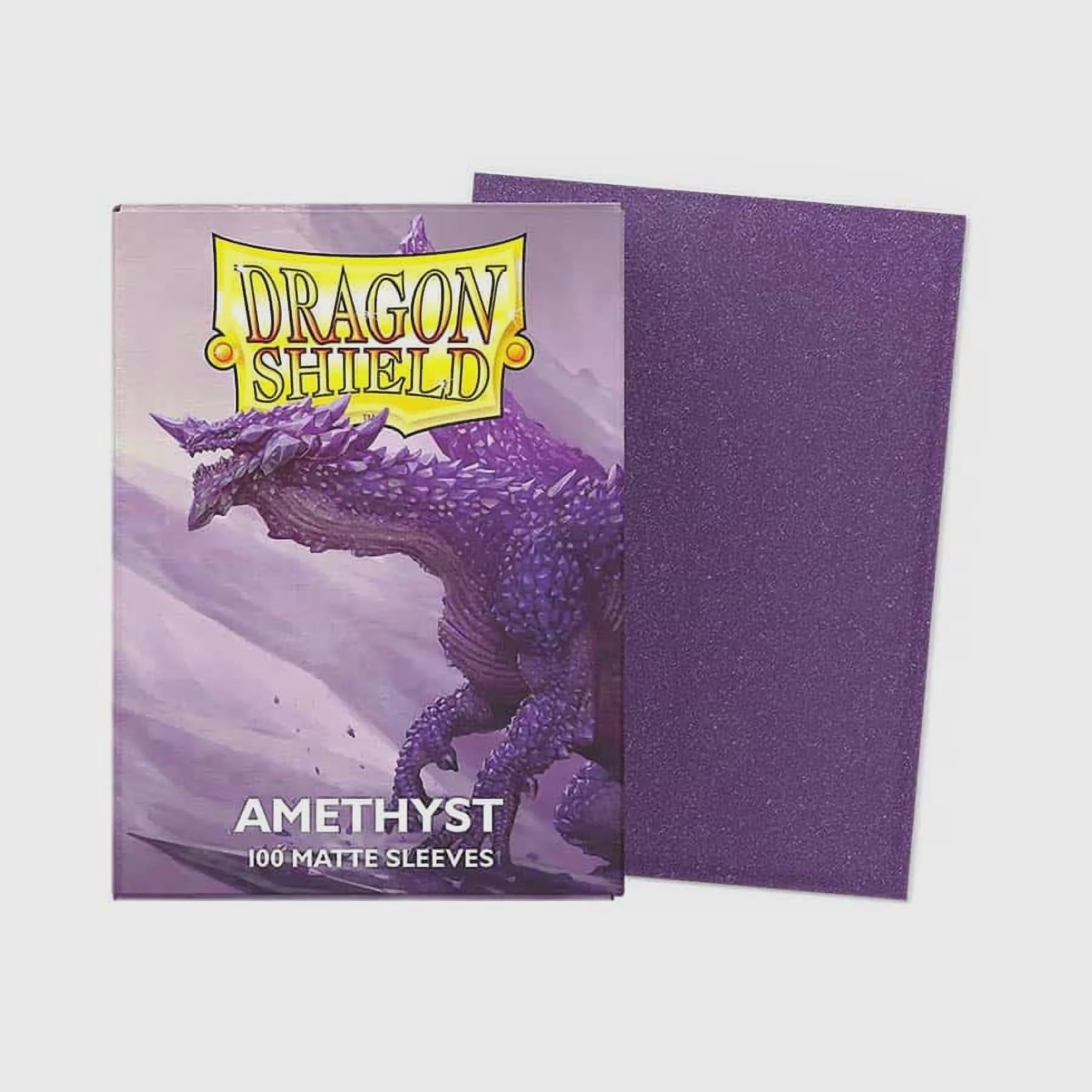 DRAGON SHIELD SLEEVES STANDARD- MATTE AMETHYST (100 CT.)-TCG-DRAGON SHIELD-Akibara Xpress