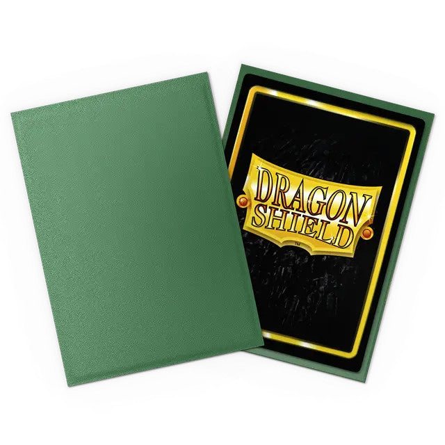 DRAGON SHIELD SLEEVES STANDARD- MATTE NON-GLARE FOREST GREEN (100 CT.)-TCG-DRAGON SHIELD-Akibara Xpress