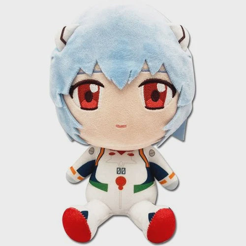 Evangelion Movie Rei Sitting 7-Inch Plush-Peluches-GEE-Akibara Xpress