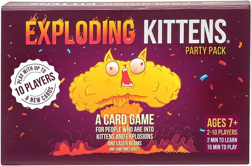 EXPLODING KITTENS PARTY PACK 5.0 ES-Juegos De Mesa-Juegos de Mesa-Akibara Xpress