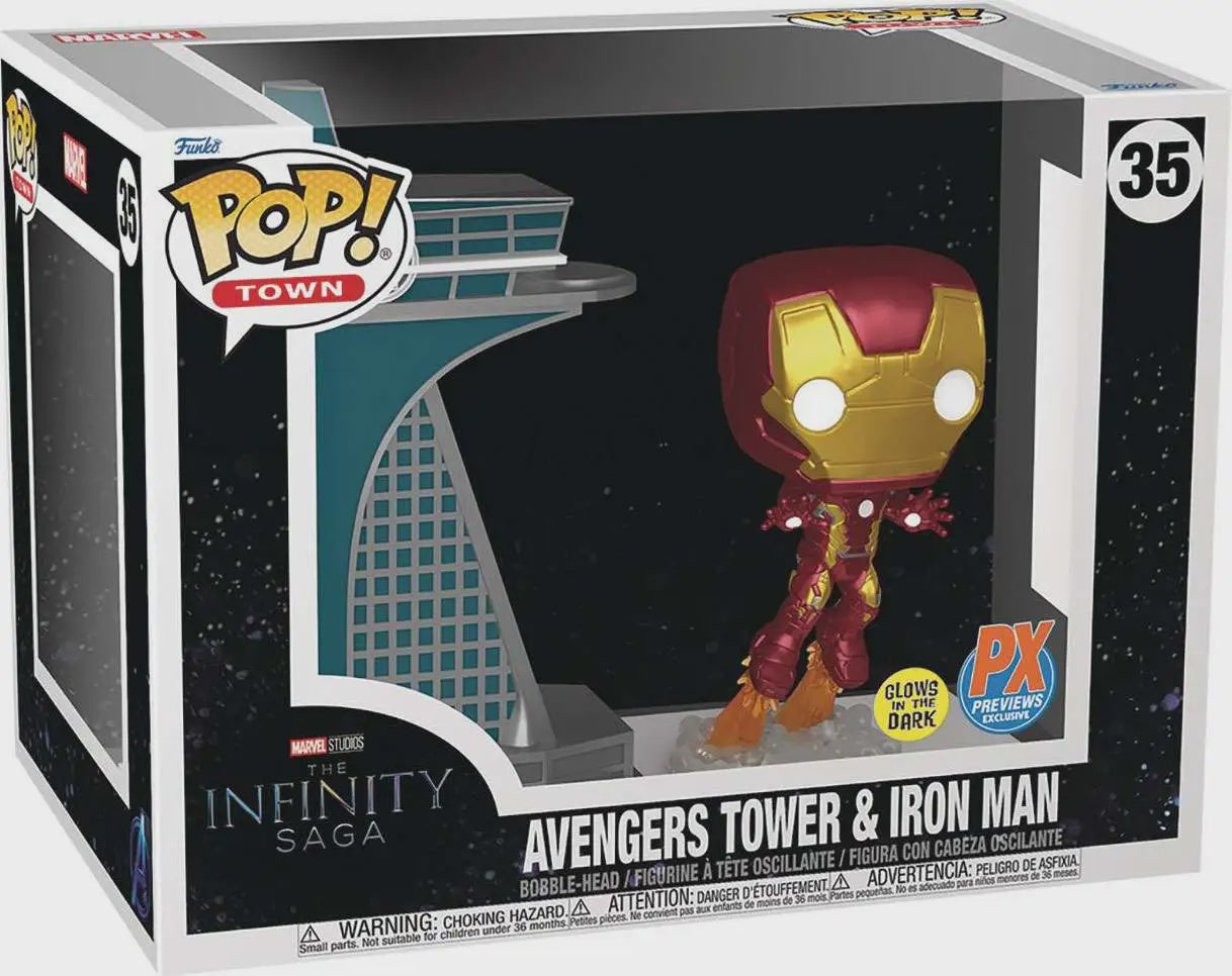 FUNKO AVENGERS TOWER & IRON MAN 35