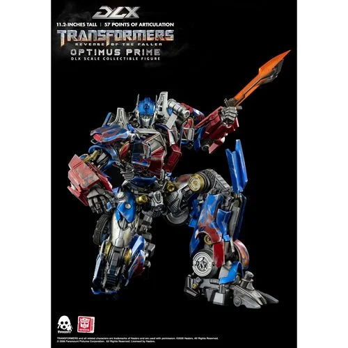 TRANSFORMERS: REVENGE OF THE FALLEN OPTIMUS PRIME DLX ACTION FIGURE