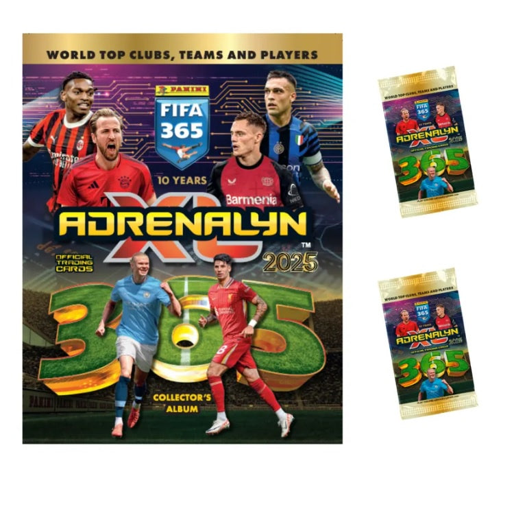 ALBUM + 2 SOBRES  FIFA ADRENALYN 365 2025 TCG