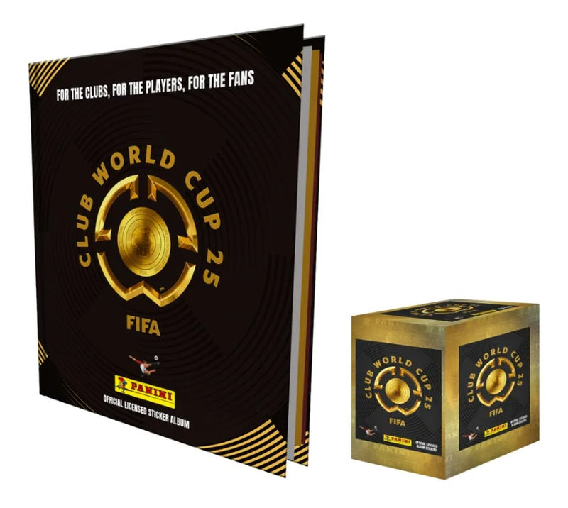 Album FIFA Club World Cup 2025 Pasta Suave + 1 caja con 50 sobres de estampas