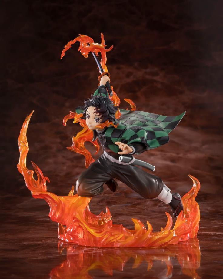 FIGUARTS ZERO TANJIRO KAMADO RENGOKU'S SWORD GUARD VER.-Figuras-BANDAI-Akibara Xpress